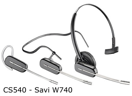W741/A cuffia wireless Plantronics Plantronics Savi W740 supporto